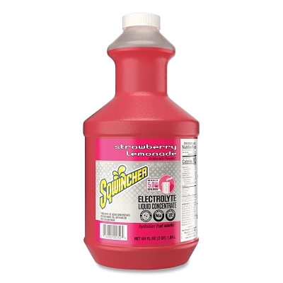 5GAL YIELD 64 OZ LIQ CONC STRAWBERRY LEM